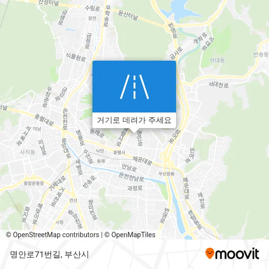 명안로71번길 지도