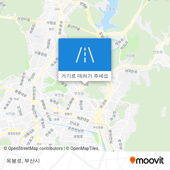 옥봉로 지도