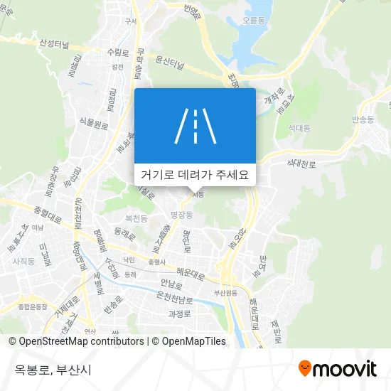 옥봉로 지도