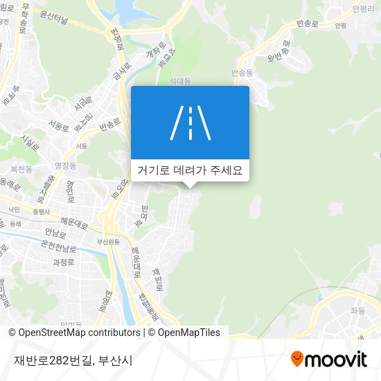 재반로282번길 지도