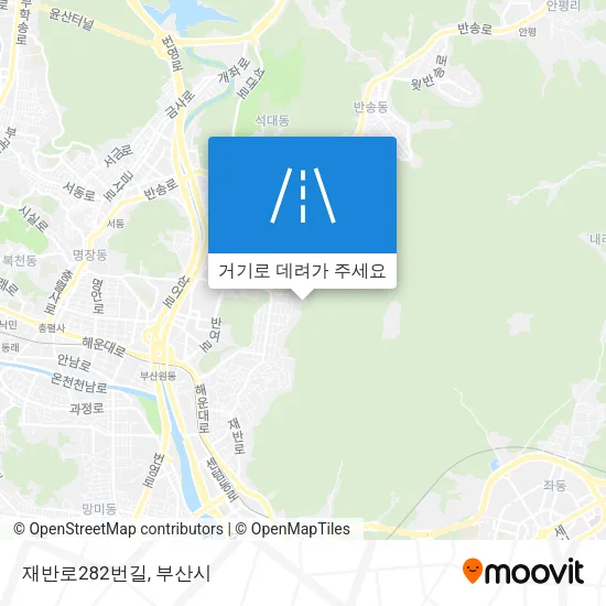 재반로282번길 지도