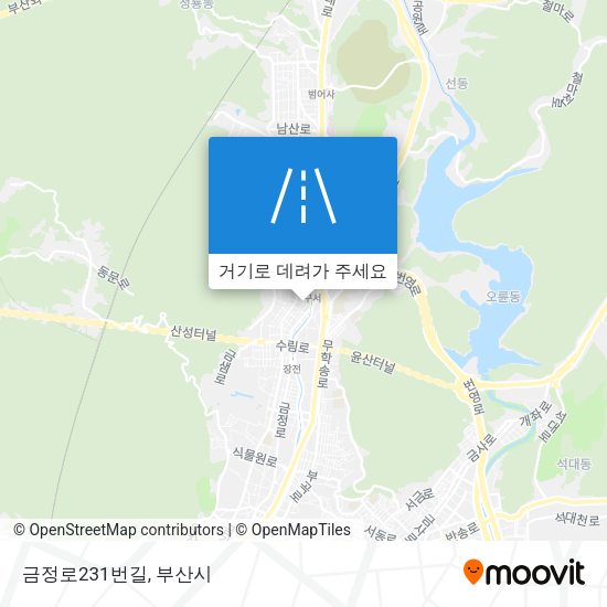 금정로231번길 지도