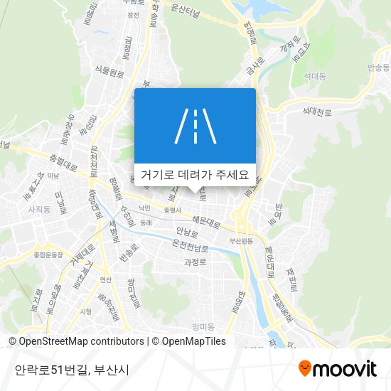 안락로51번길 지도