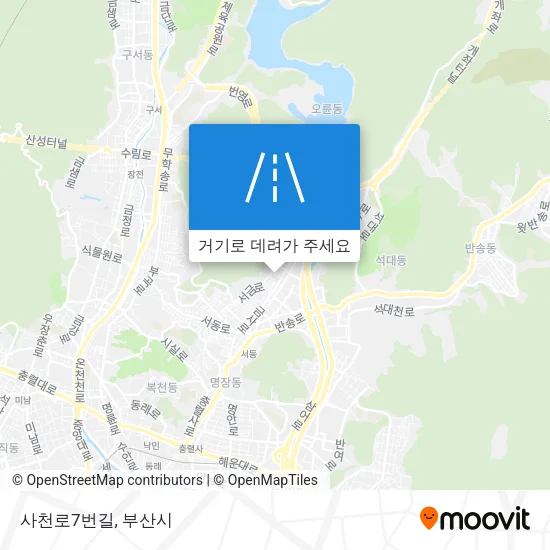 사천로7번길 지도