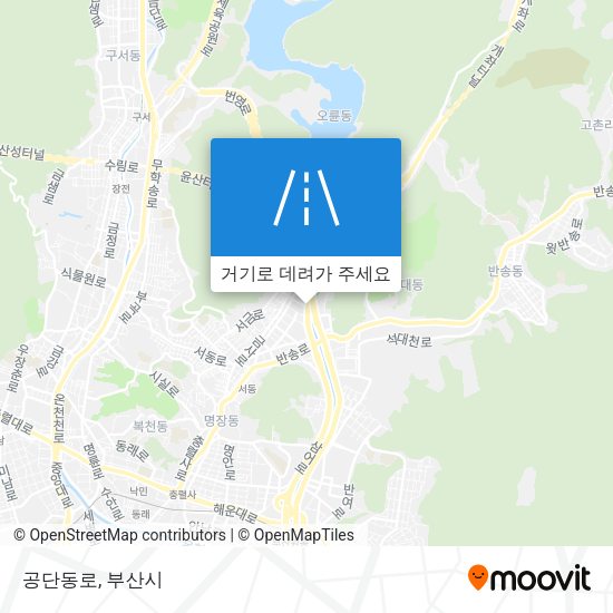 공단동로 지도