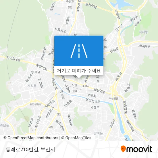 동래로215번길 지도