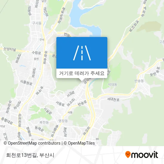 회천로13번길 지도