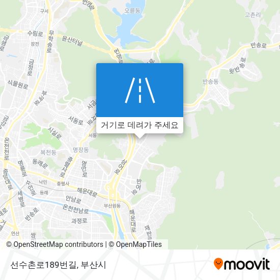 선수촌로189번길 지도