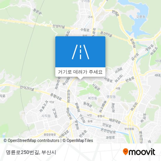 명륜로250번길 지도
