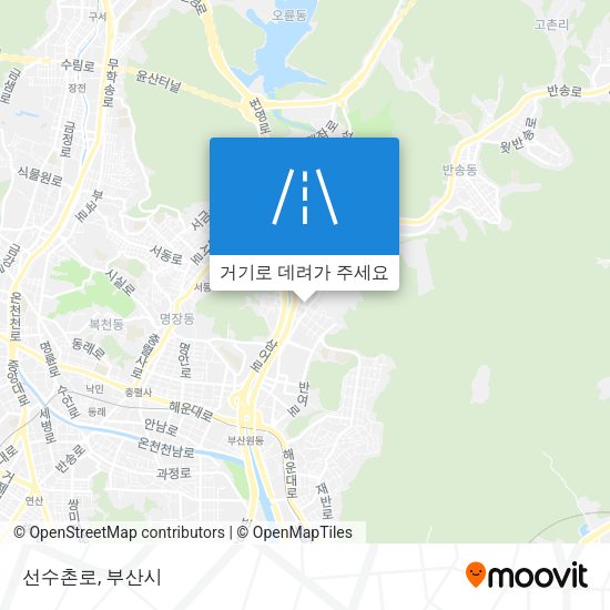 선수촌로 지도