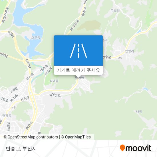 반송교 지도