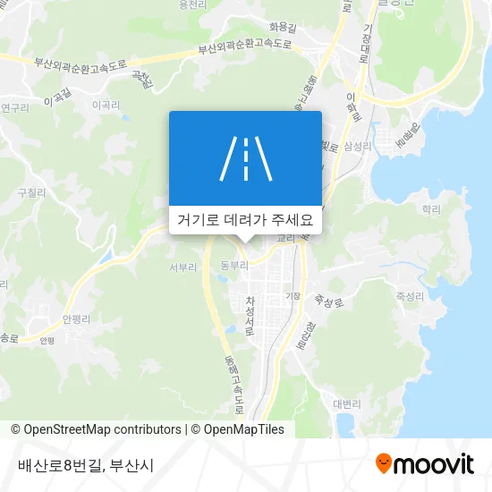 배산로8번길 지도