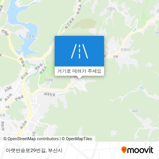 아랫반송로29번길 지도