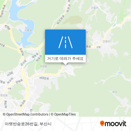 아랫반송로26번길 지도
