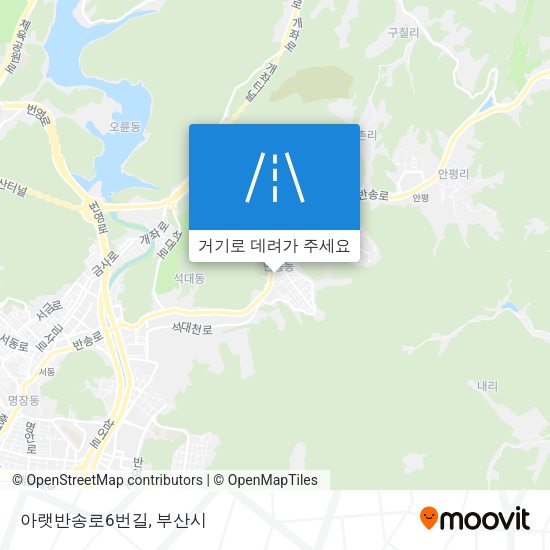아랫반송로6번길 지도