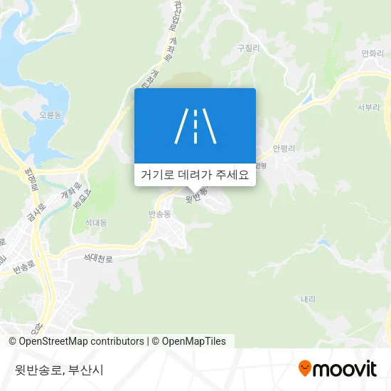 윗반송로 지도