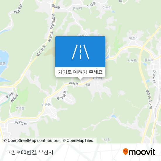 고촌로80번길 지도
