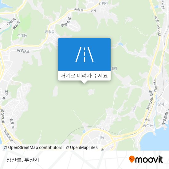 장산로 지도