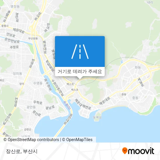 장산로 지도
