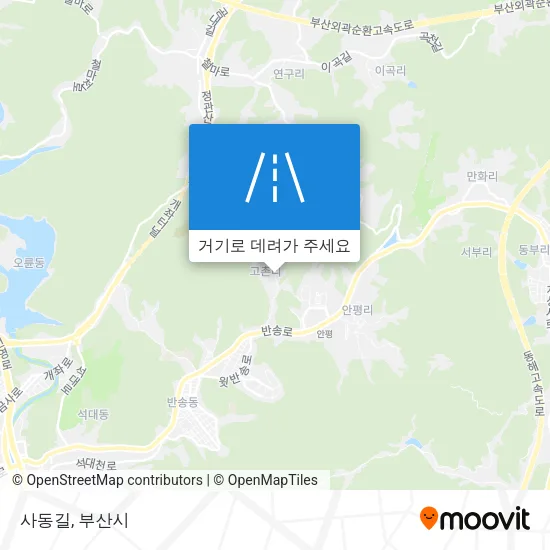 사동길 지도