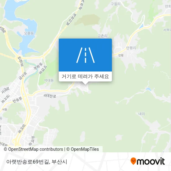 아랫반송로69번길 지도