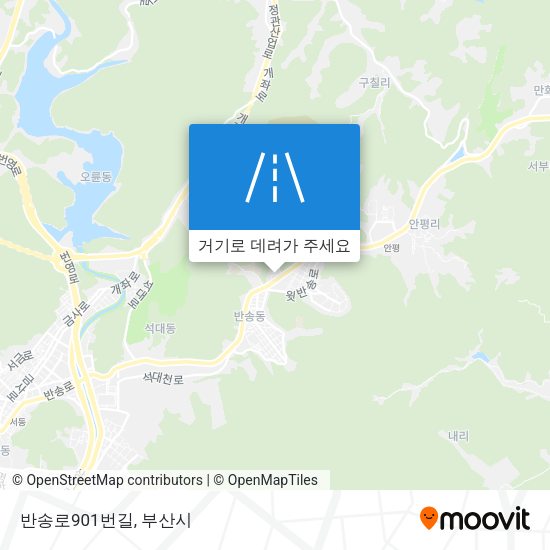 반송로901번길 지도