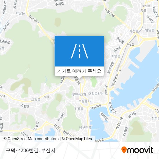 구덕로286번길 지도