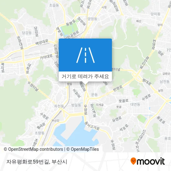 자유평화로59번길 지도