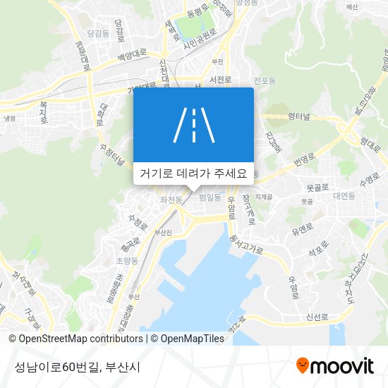 성남이로60번길 지도