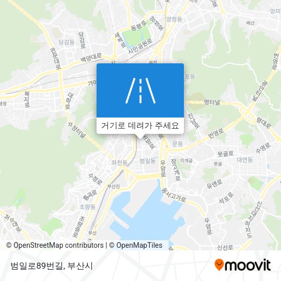 범일로89번길 지도