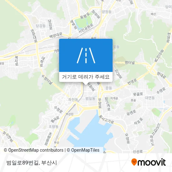 범일로89번길 지도
