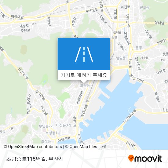 초량중로115번길 지도