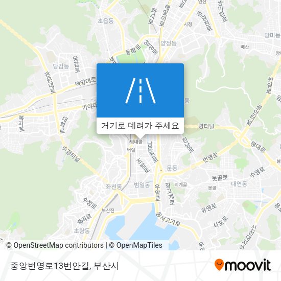 중앙번영로13번안길 지도