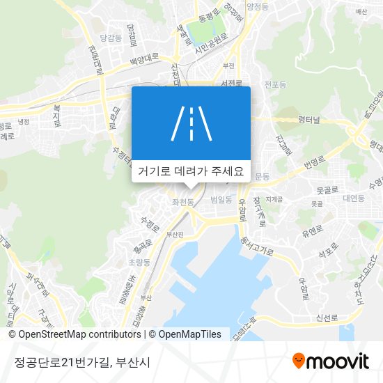 정공단로21번가길 지도