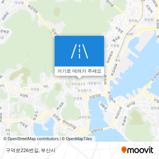 구덕로226번길 지도
