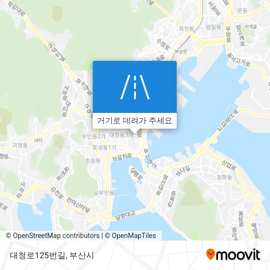 대청로125번길 지도