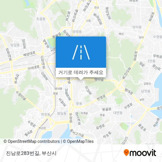 진남로283번길 지도