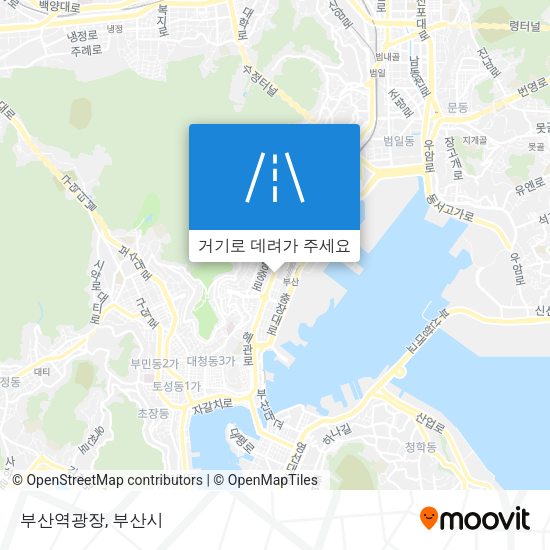 부산역광장 지도