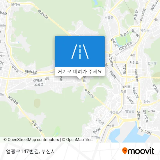 엄광로147번길 지도