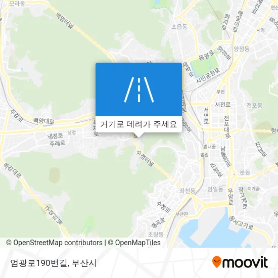 엄광로190번길 지도