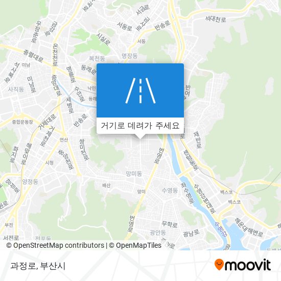 과정로 지도