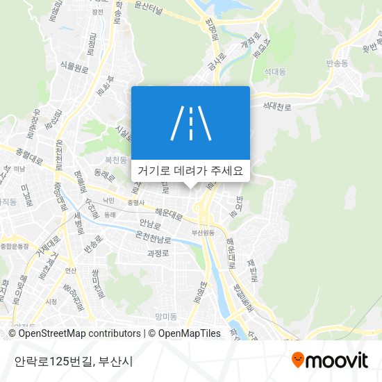 안락로125번길 지도