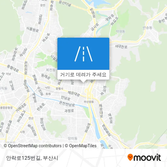 안락로125번길 지도