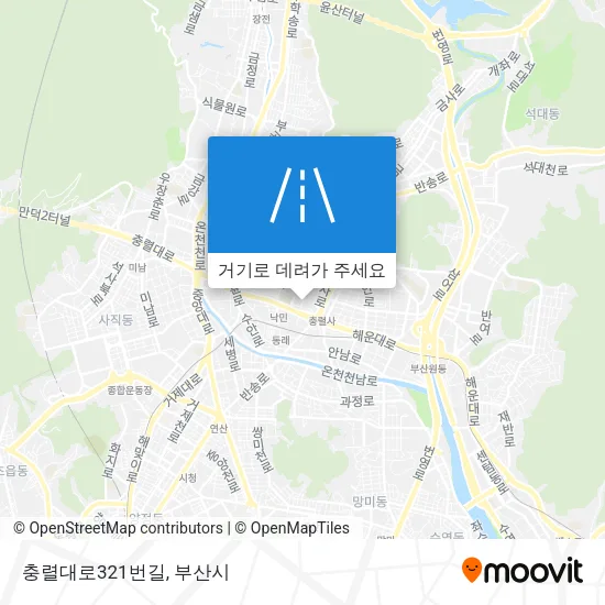 충렬대로321번길 지도