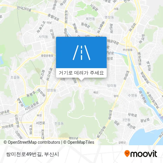 쌍미천로49번길 지도