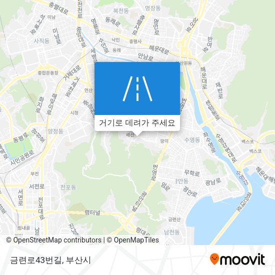 금련로43번길 지도