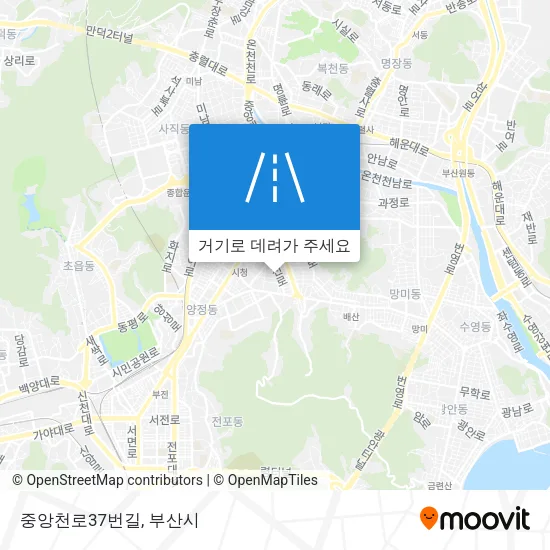 중앙천로37번길 지도