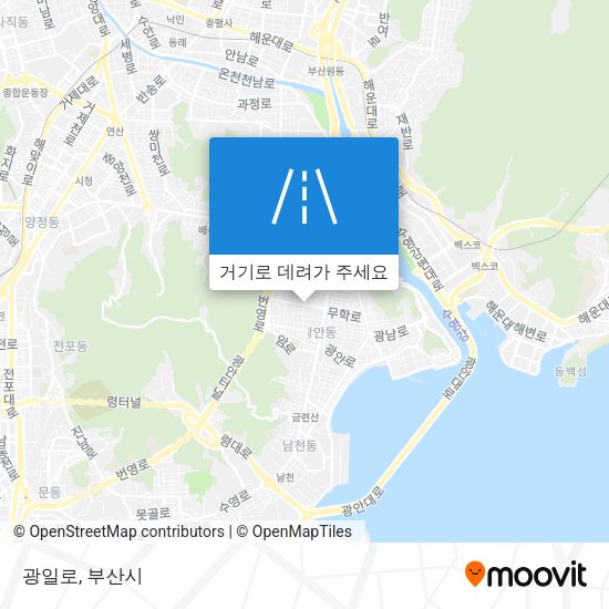 광일로 지도