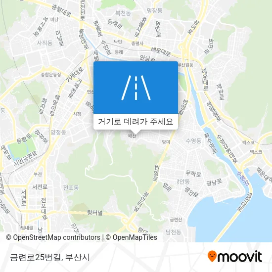 금련로25번길 지도