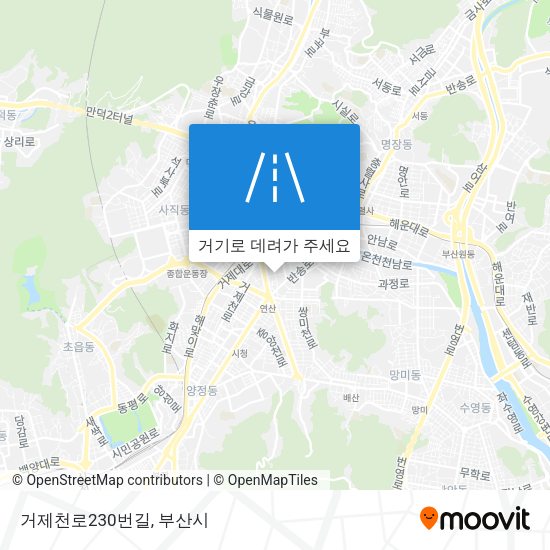 거제천로230번길 지도